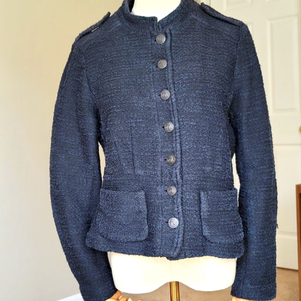 Ann Taylor Loft Dark Blue Size 10 Women's Jacket